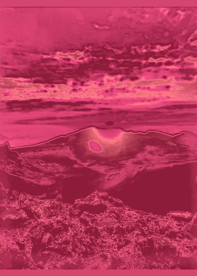 Surreal Mountain Sunrise