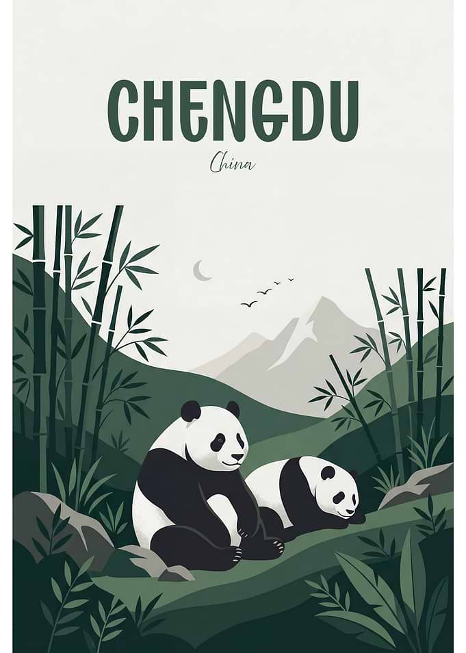 Chengdu Pandas and Bamboo Forest