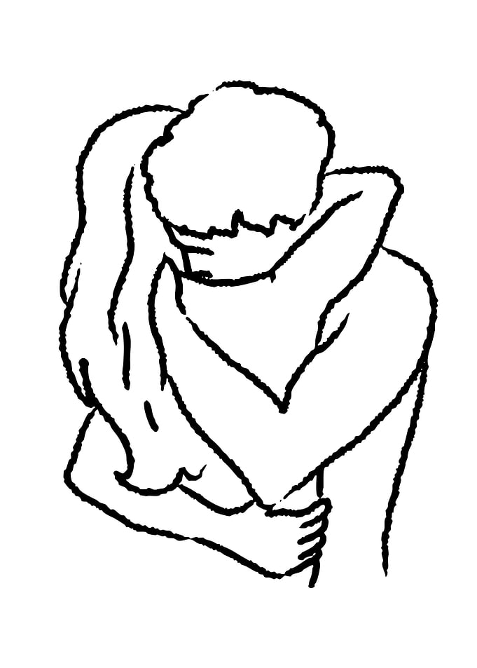Couple Embracing