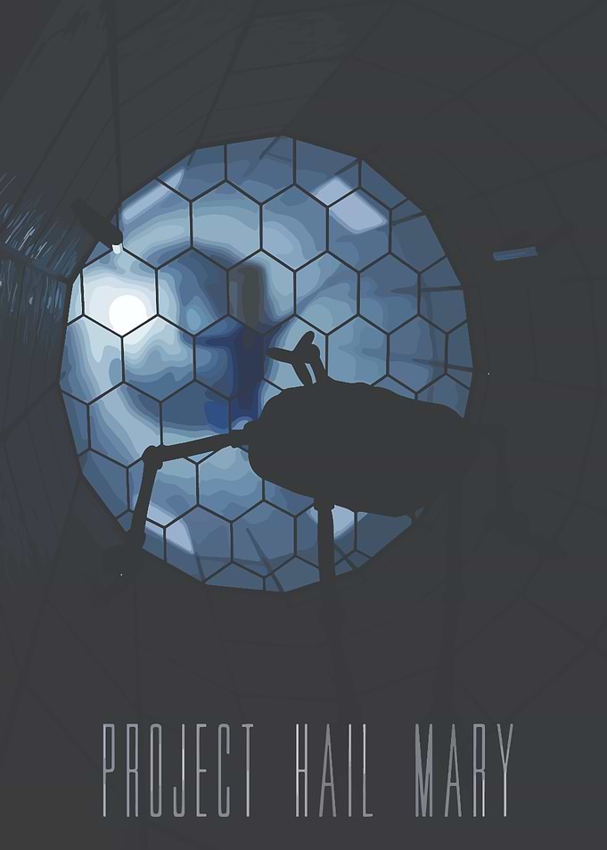 Project Hail Mary Sci-Fi Poster