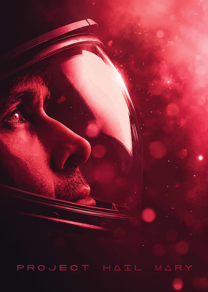 Project Hail Mary Astronaut Movie Poster