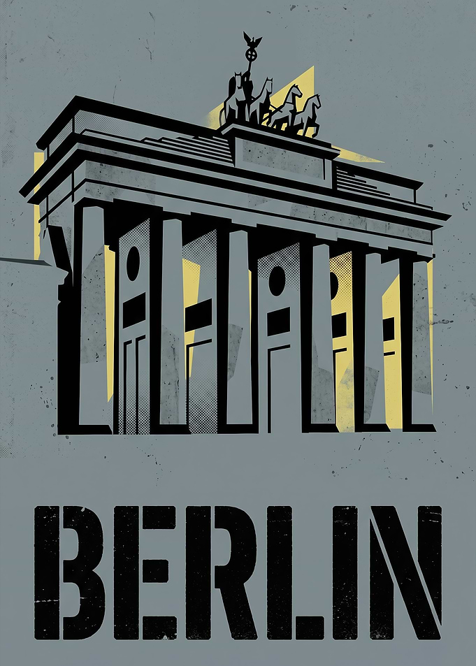 Brandenburg Gate Berlin Poster