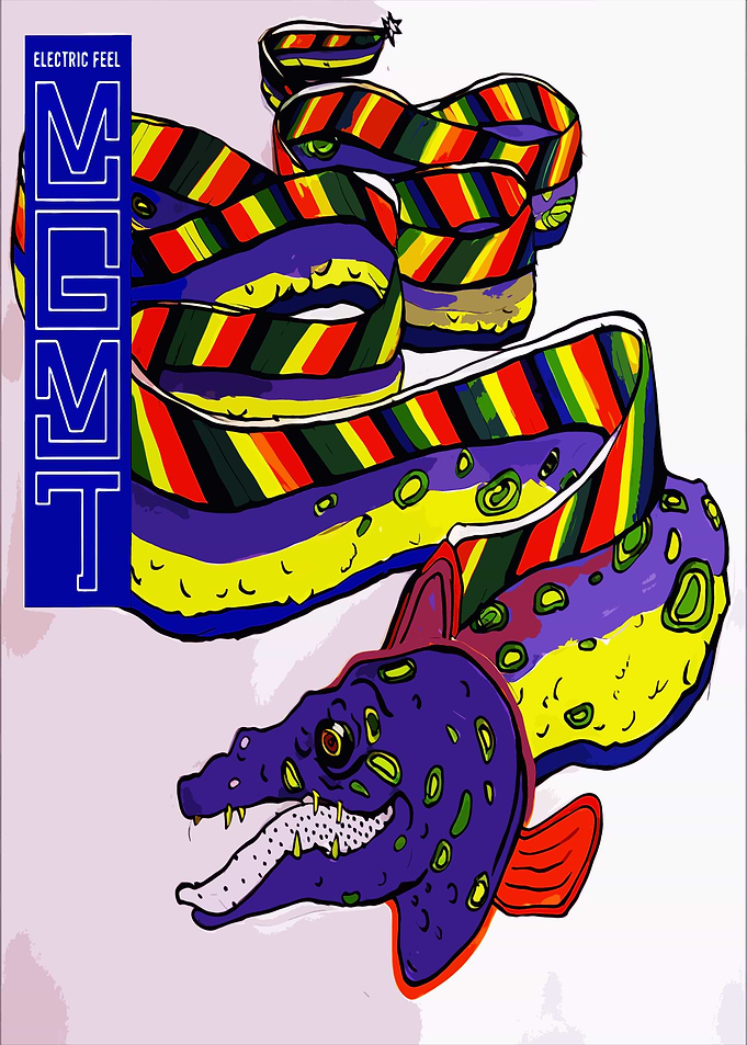 MGM T Electric Eel Art