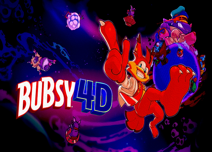 Bubsy 4D Game Art