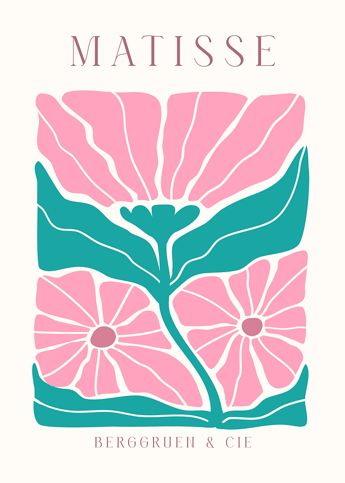 Matisse | Three Summer Pink Flowers