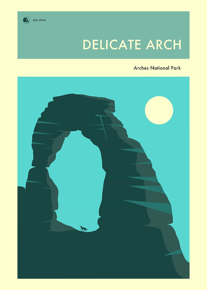 Delicate Arch National Park Poster