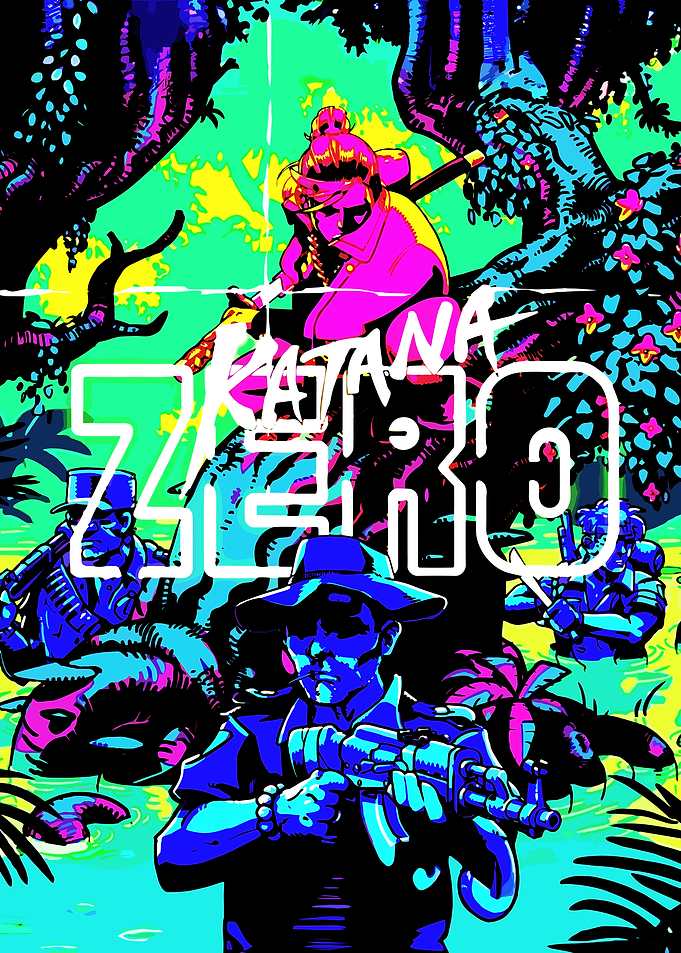Katana Zero Video Game Poster