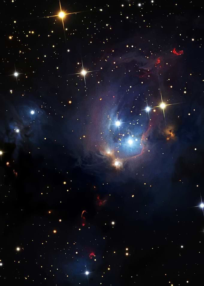 Stunning Nebula and Starfield