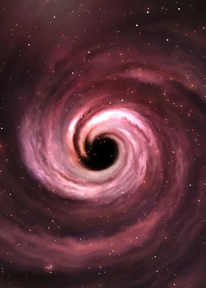Black Hole Swirl Nebula