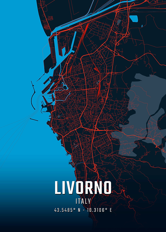 Livorno City Map