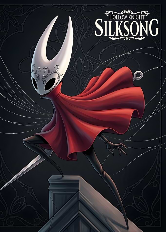 Hollow Knight Silksong Hornet Poster