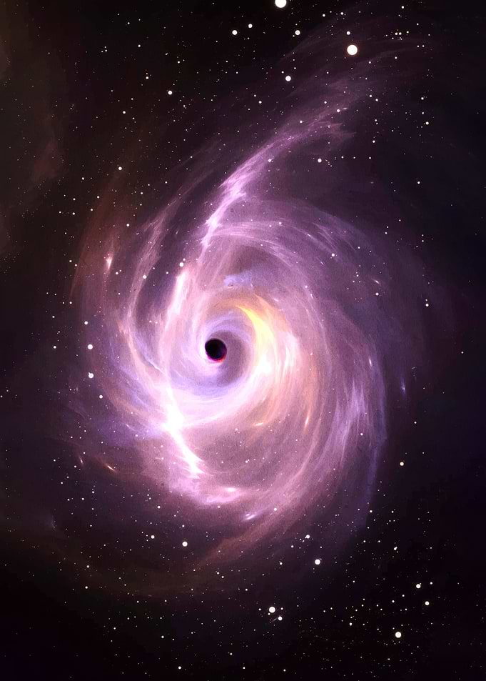Black Hole with Nebula