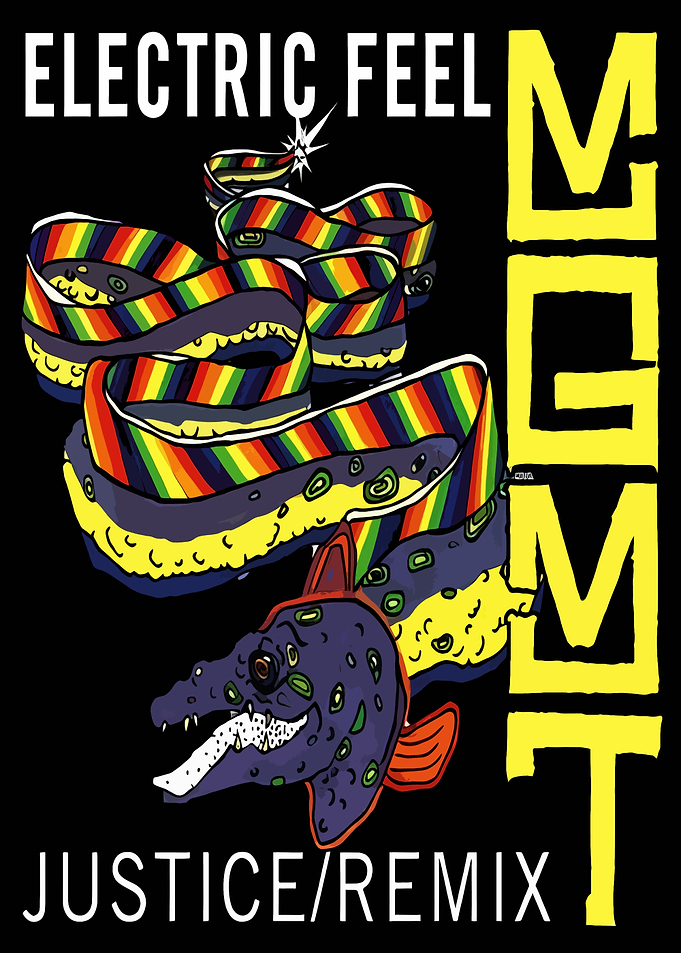 MGMT Electric Feel Remix Art