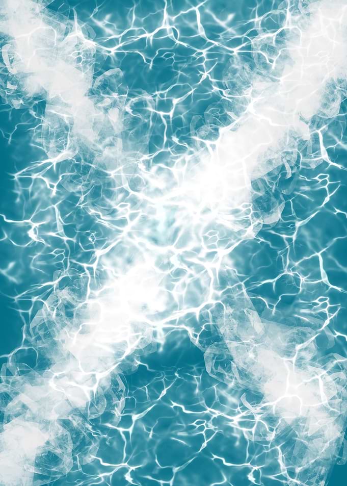 Abstract Water Surface with Light Reflections