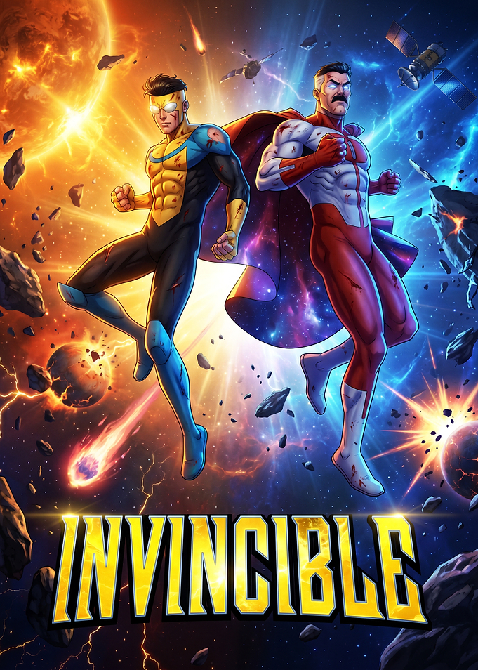 Invincible Characters in Space