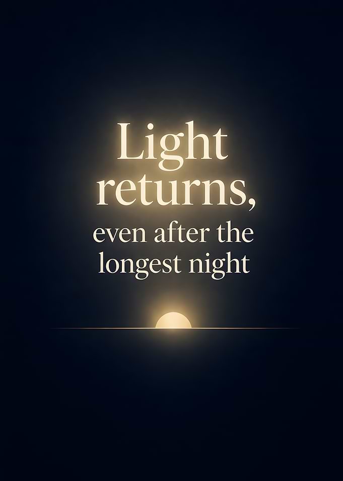Light returns after the longest night