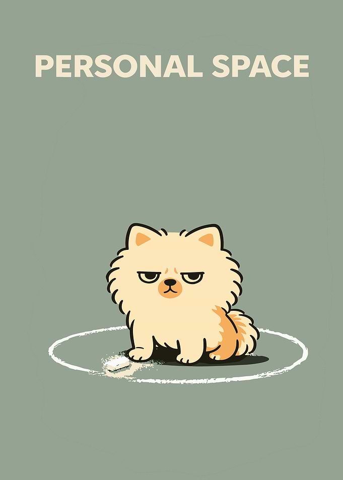 Funny Dog Demands Personal Space