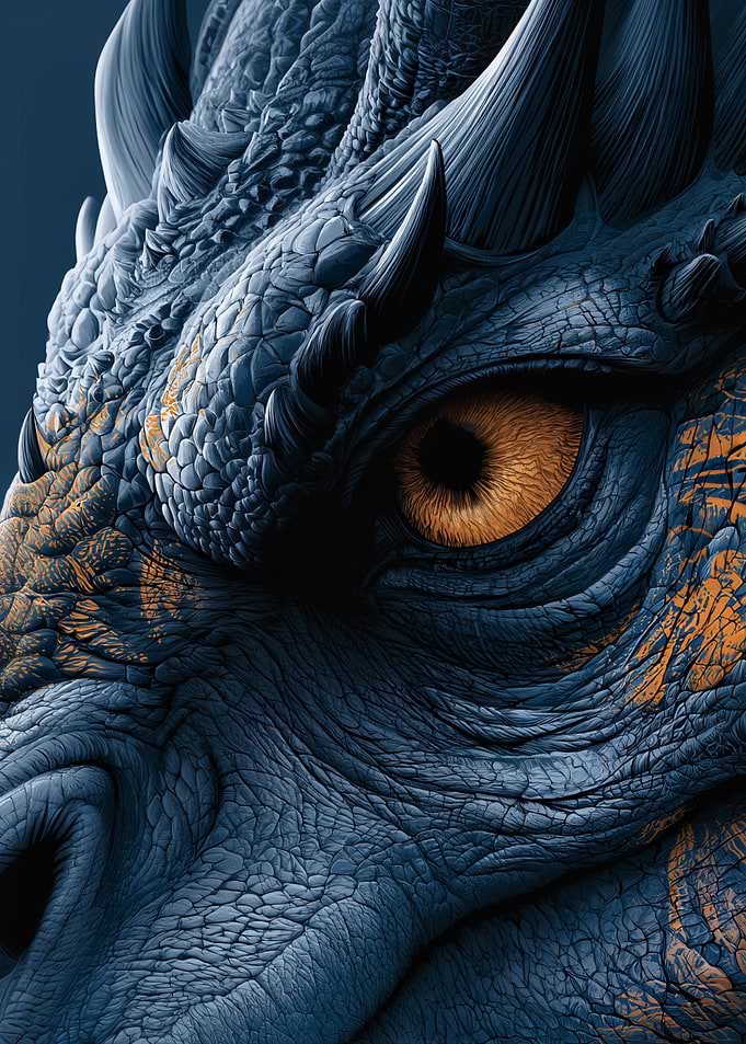 Close-up of a Dragon's Eye