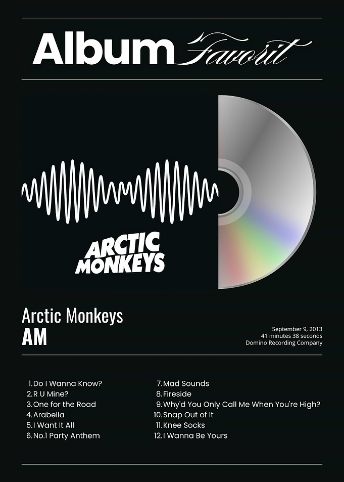 Arctic Monkeys AM Album Cover