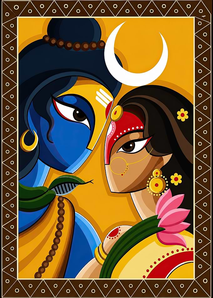 Lord Shiva and Goddess Parvati
