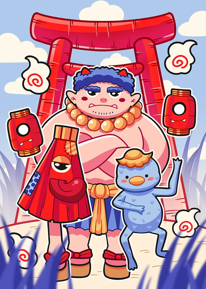 Japanese Folklore Torii Gate