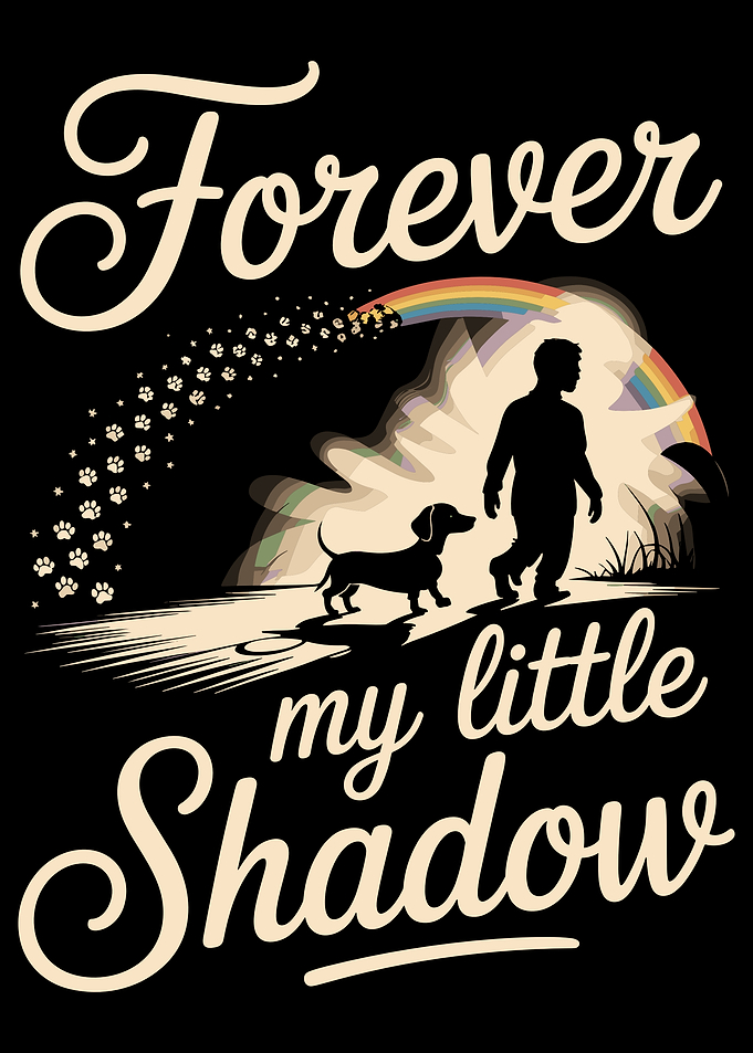 Forever My Little Shadow Dachshund