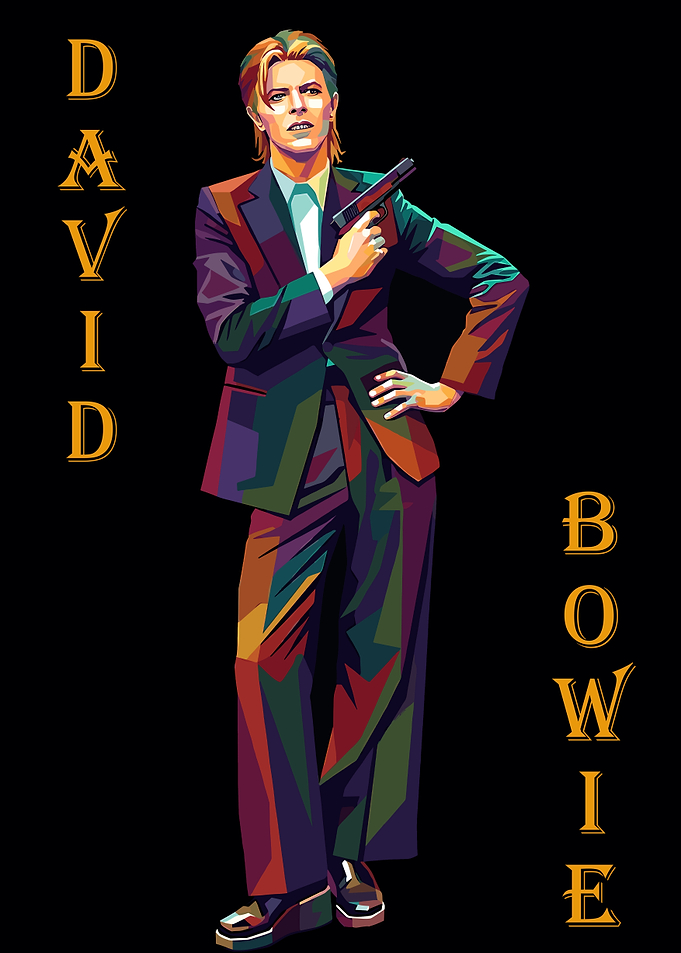 David Bowie Pop Art Portrait