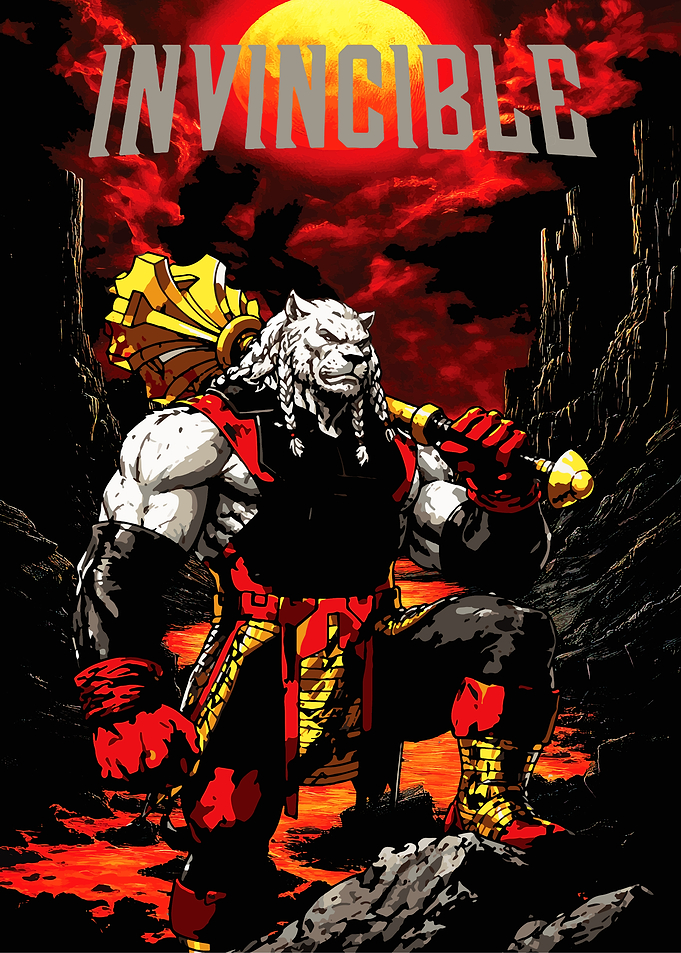 Invincible Tiger Warrior with Hammer