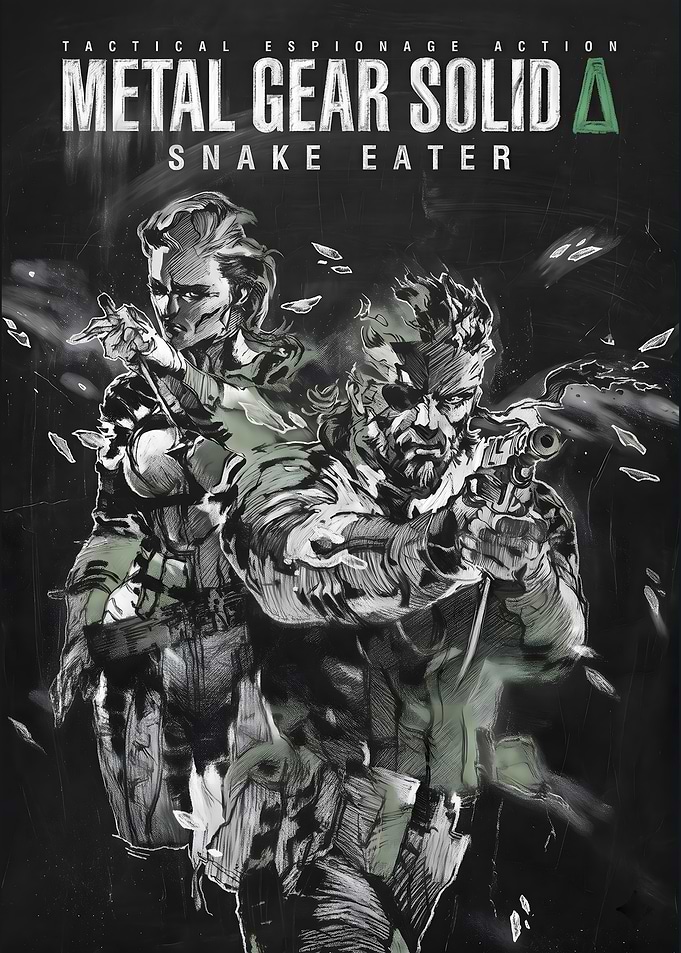 Metal Gear Solid Snake Eater Poster