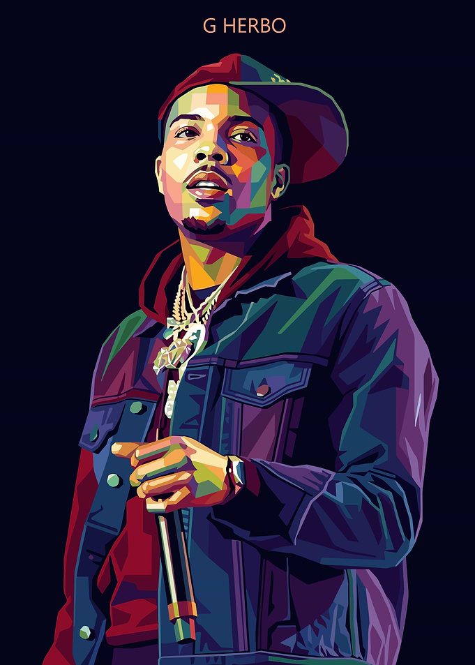 G Herbo Pop Art Portrait
