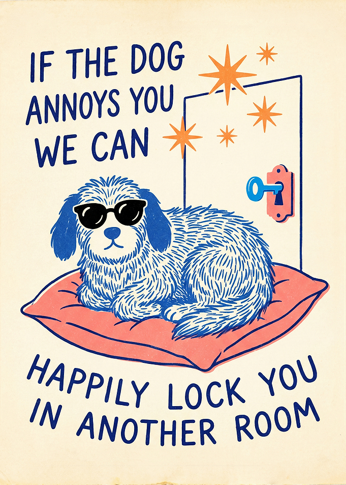 Funny Dog Poster