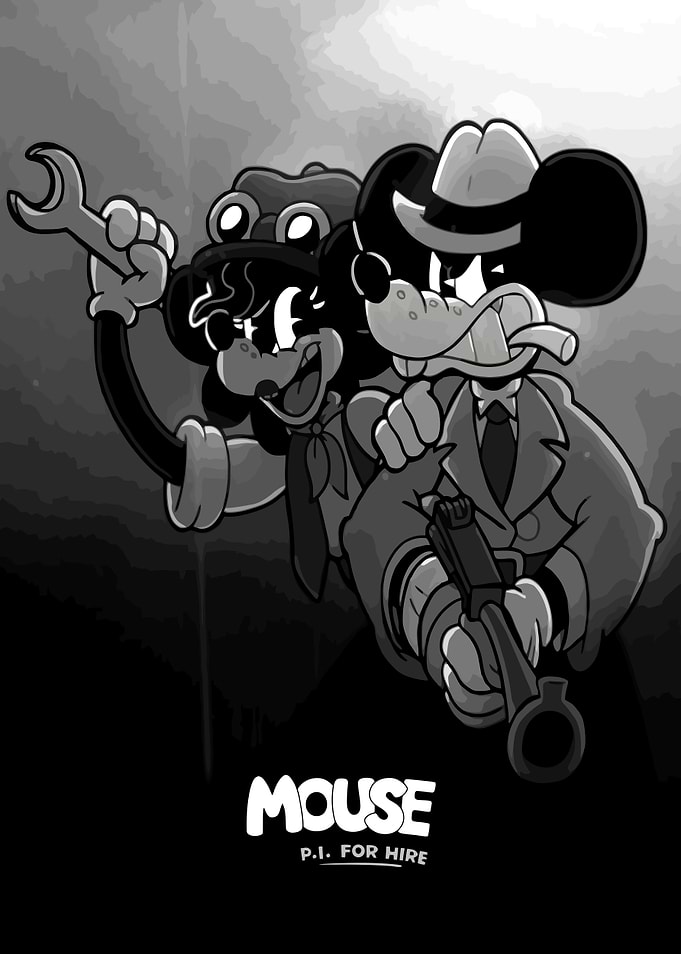 Mouse P.I. For Hire Duo Game Character Art