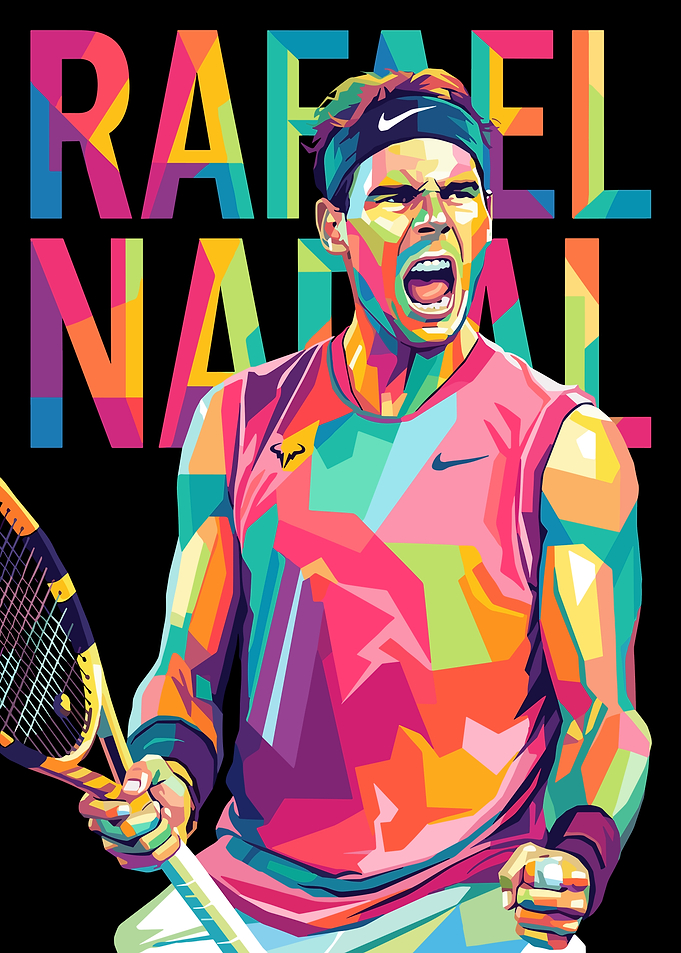 Rafael Nadal Pop Art