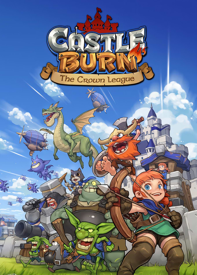 Castle Burn The Crown League Game Art