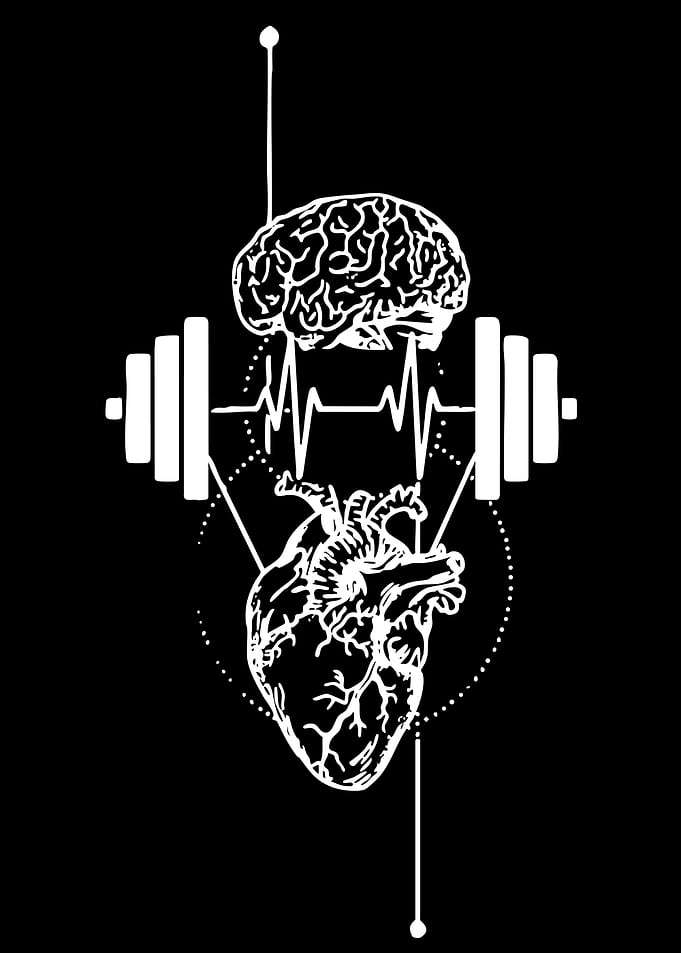 Brain, Heart, and Dumbbell Symbolism