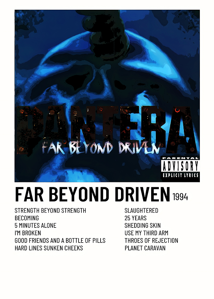 Pantera Far Beyond Driven Album Art