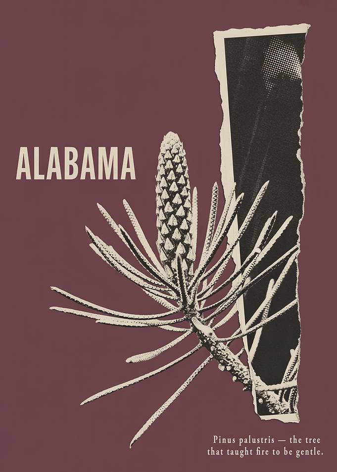 Alabama Longleaf Pine Poster