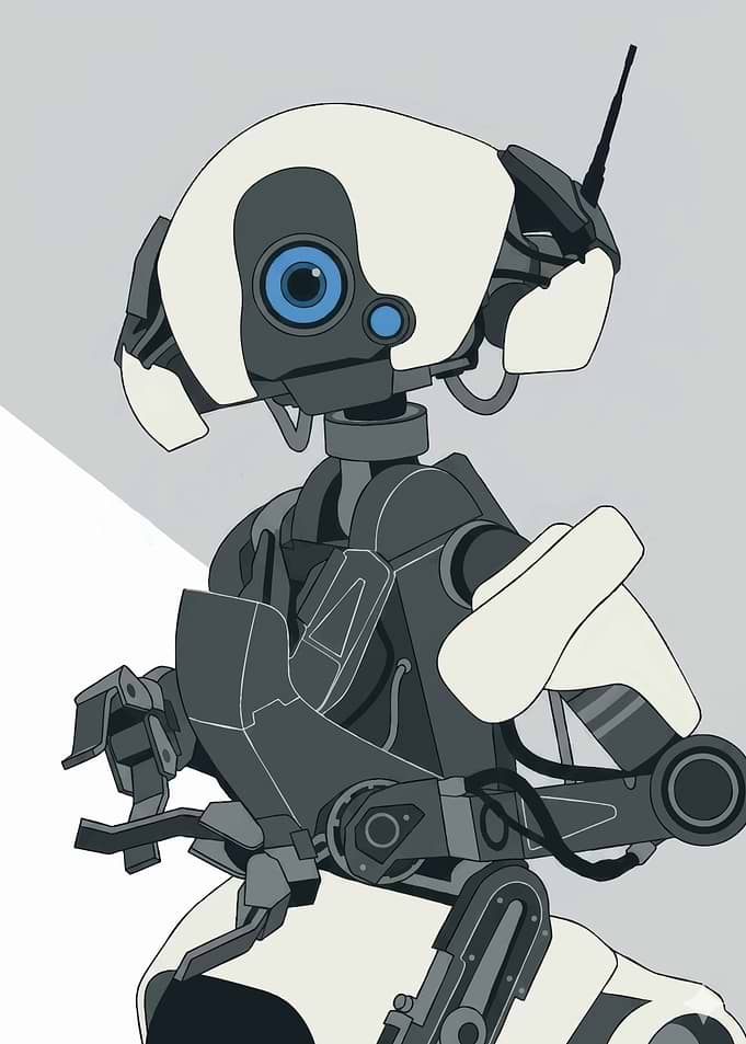 Mirrors edge catalyst Robot with Blue Eye