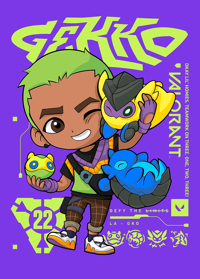 Valorant Gekko - Teamwork on Three!