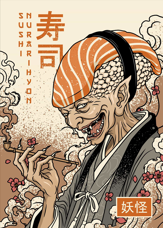 Sushi Nurarihyon Yokai Japanese