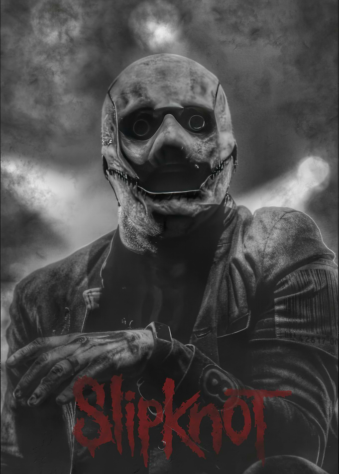 Slipknot Masked Musician Portrait
