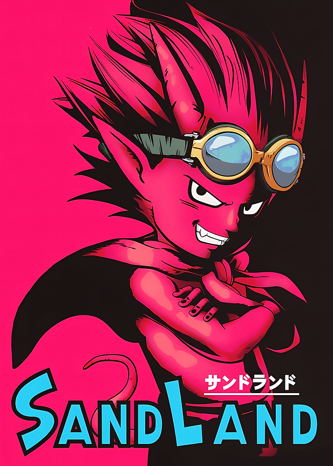 Sand Land Character with Goggles