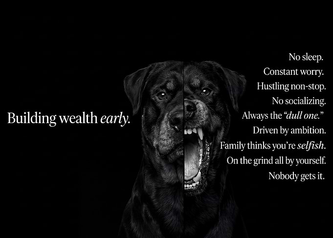 Building Wealth Motivational Art Poster