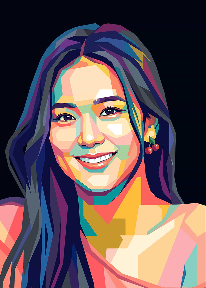 Jisoo Pop Art Portrait