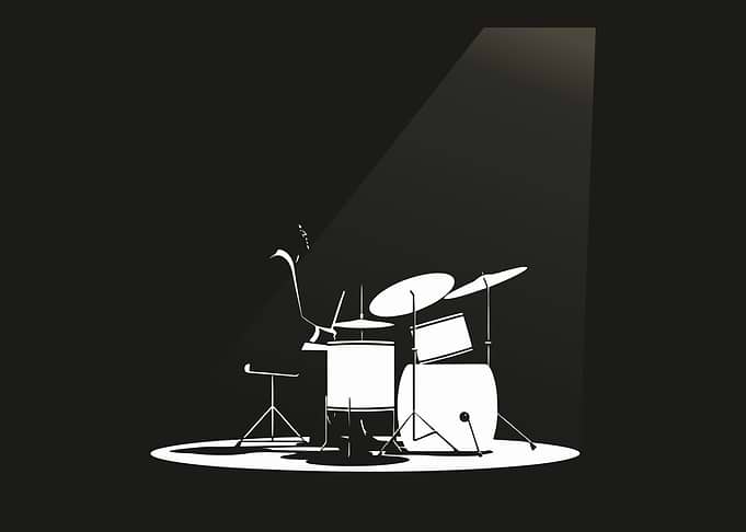 Drummer in Spotlight