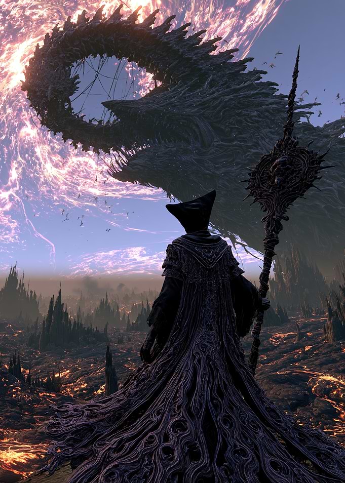 Dark Mage and Cosmic Dragon