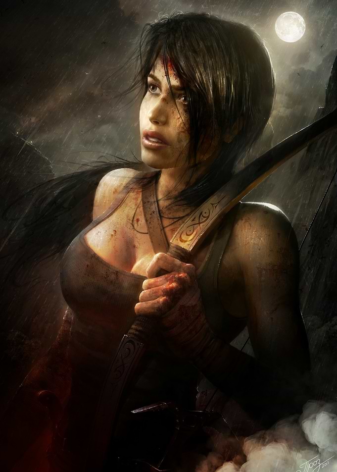 Lara Croft with Bow