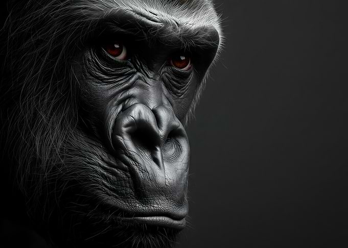 Close-up of a Gorilla's Face