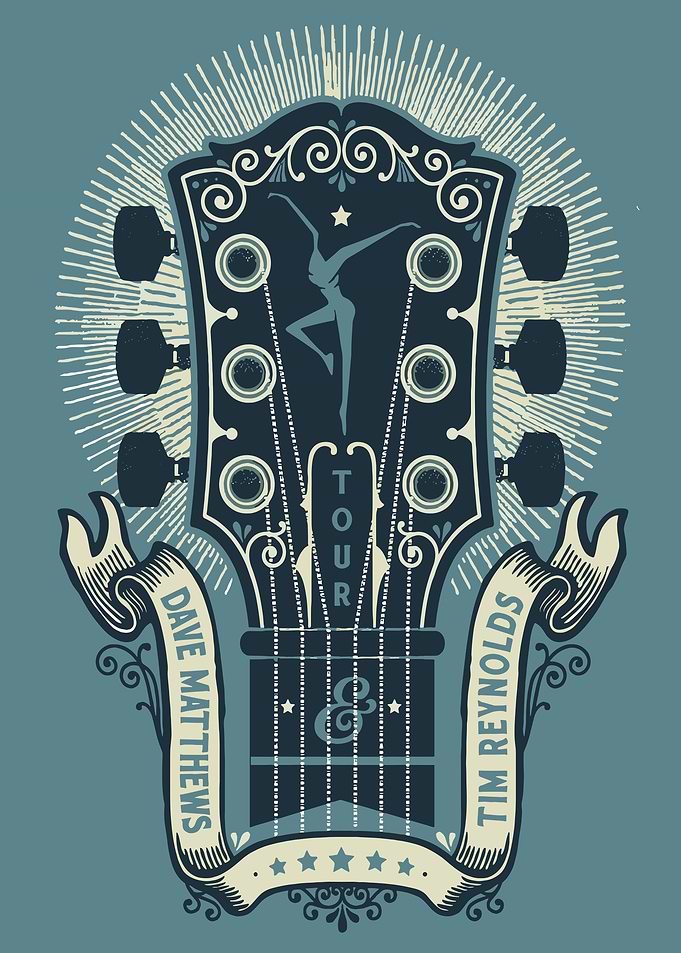 Dave Matthews & Tim Reynolds Tour Graphic