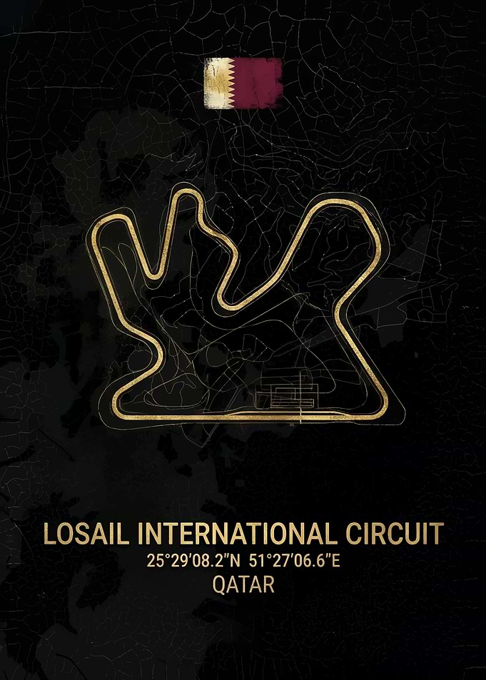 Losail International Circuit Qatar Poster